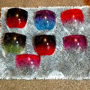 Face shields colored